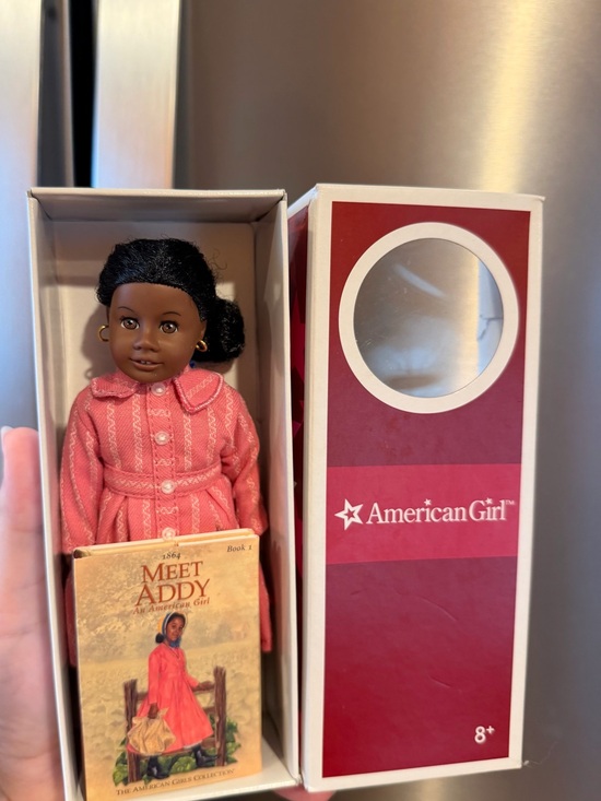 American Girl Other - American Girl Addy Doll in Coral-Pink Dress